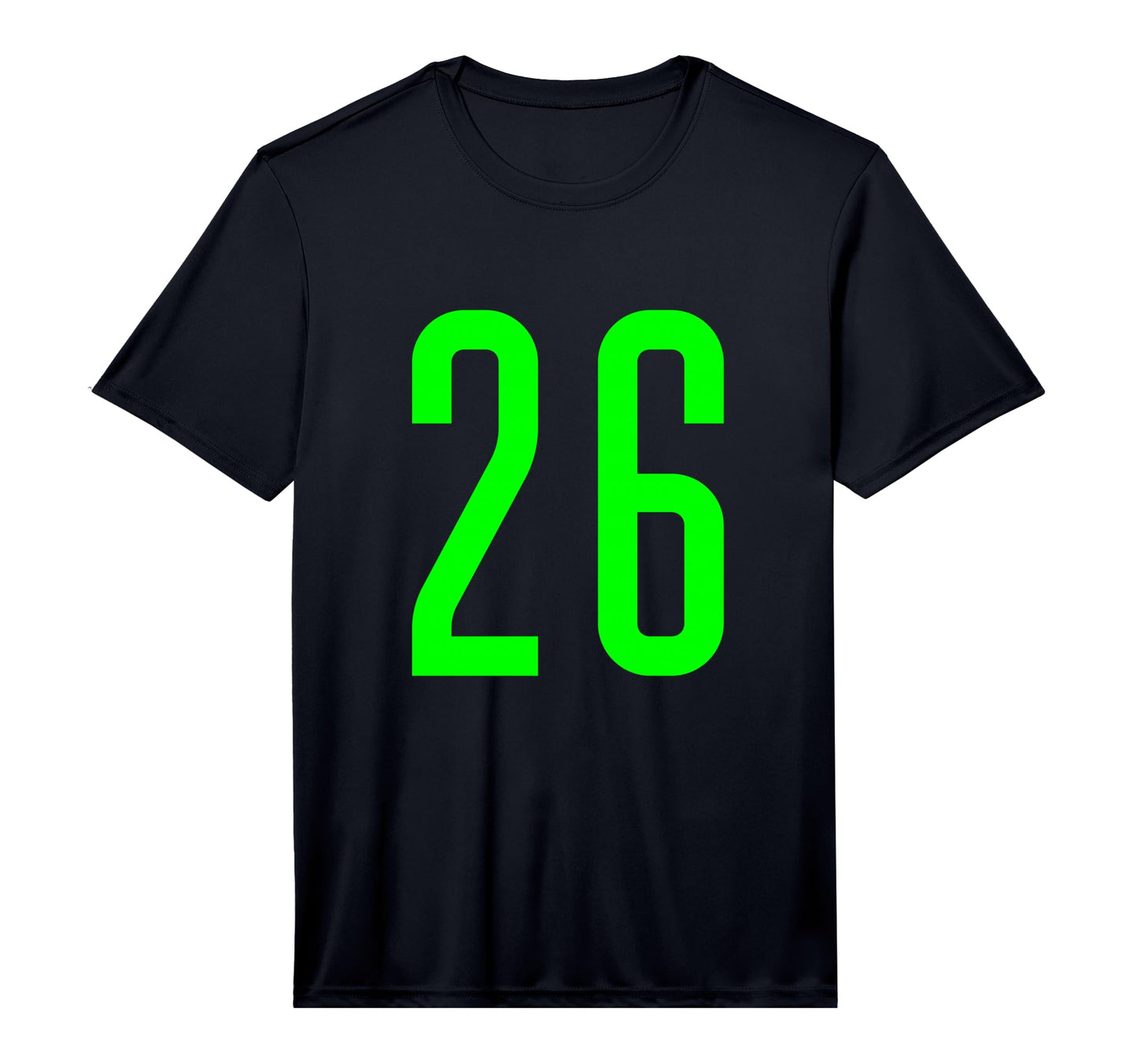 26 Green Sports Team Varsity Number T-Shirt - Trendy Graphic Unisex - T-Shirt, Sweatshirt, Hoodie