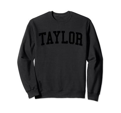 Taylor Mi Distressed Black Varsity Sweatshirt - Custom Art Print for Adults - T-Shirt, Sweatshirt, Hoodie