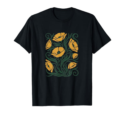 Boho Floral Kent73 T-Shirt - Minimalist Print for Adults - T-Shirt, Sweatshirt, Hoodie