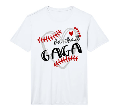 Personalized Baseball Heart Gaga T-Shirt - Fun Novelty Design for Adults - T-Shirt, Sweatshirt, Hoodie