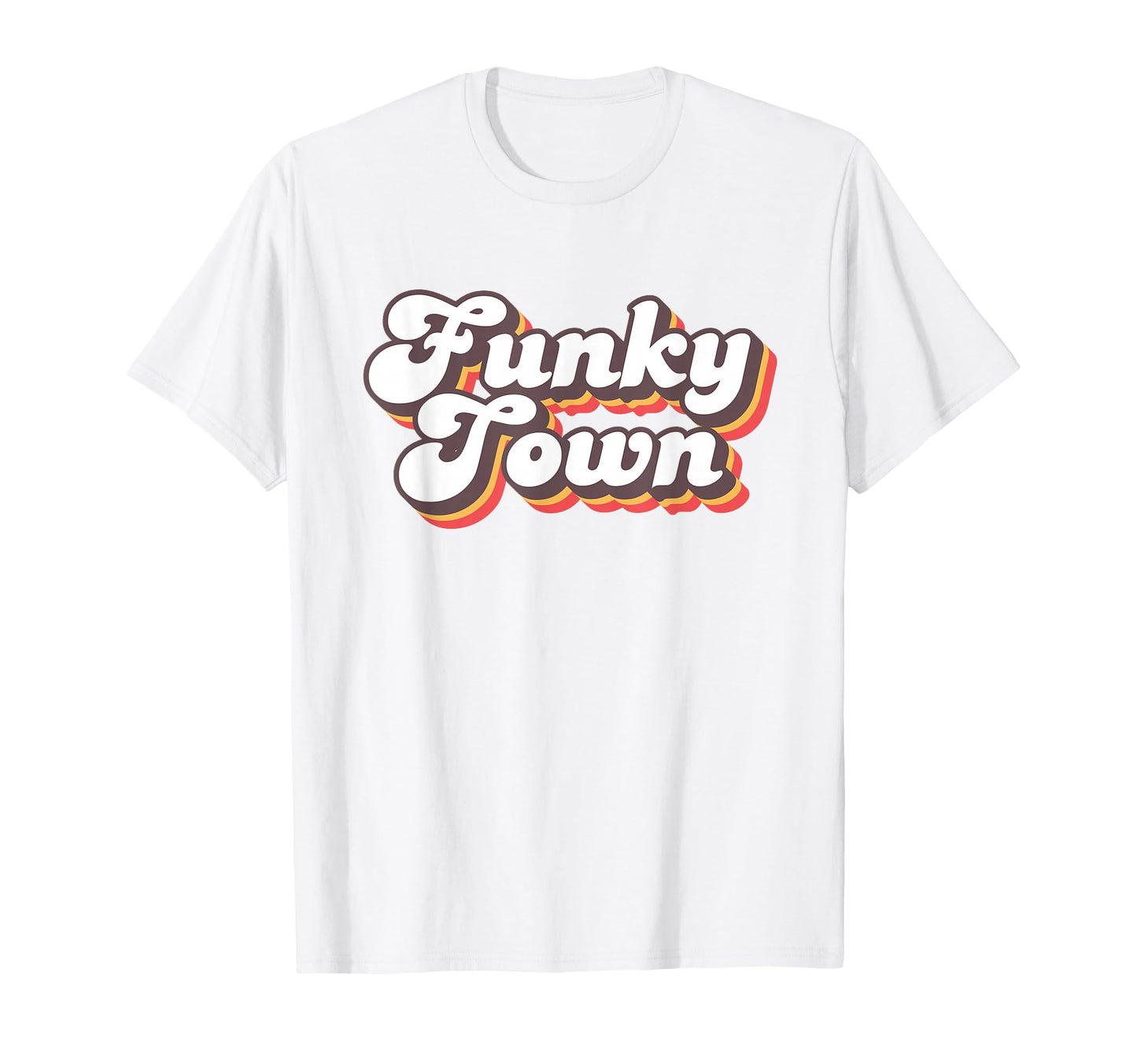Funky Town Roller Disco Outfit 70S T-Shirt - Unique Graphic for Adults - T-Shirt, Sweatshirt, Hoodie