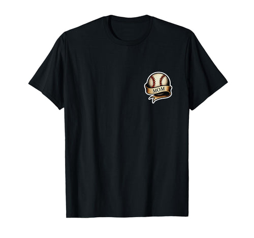 Mom And Baseball T-Shirt - Trendy Graphic Unisex - T-Shirt, Sweatshirt, Hoodie