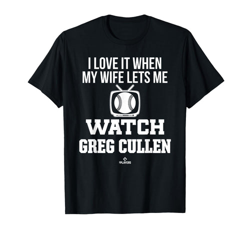 My Wife Lets Me Watch Greg Cullen T-Shirt - Minimalist Print for Adults - T-Shirt, Sweatshirt, Hoodie