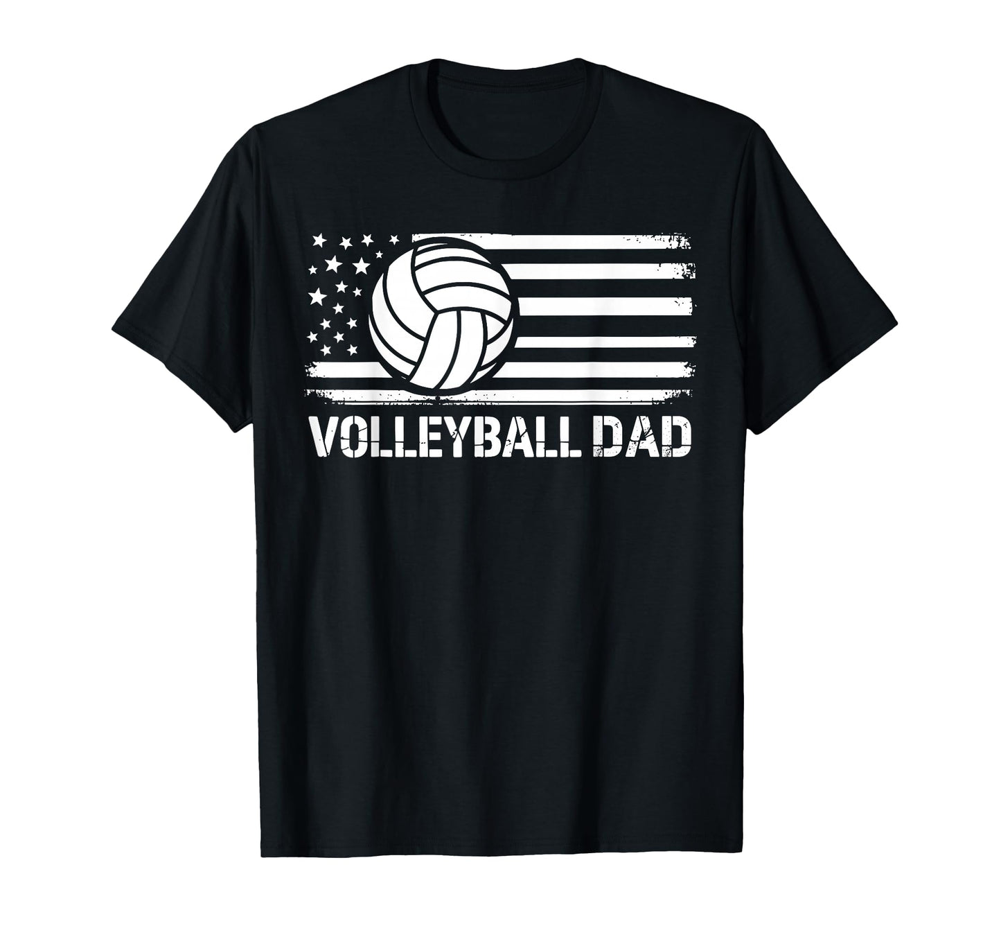 Volleyball Dad Flag Funny Gameday T-Shirt - Novelty Apparel Men Women - T-Shirt, Sweatshirt, Hoodie