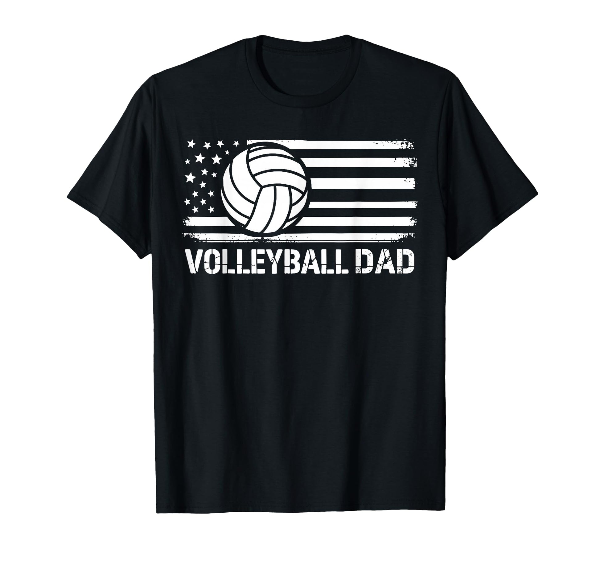 Volleyball Dad Flag Funny Gameday T-Shirt - Novelty Apparel Men Women - T-Shirt, Sweatshirt, Hoodie