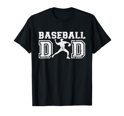 Baseball Dad Funny Pitcher Player T-Shirt - Fun Novelty Design for Adults - T-Shirt, Sweatshirt, Hoodie