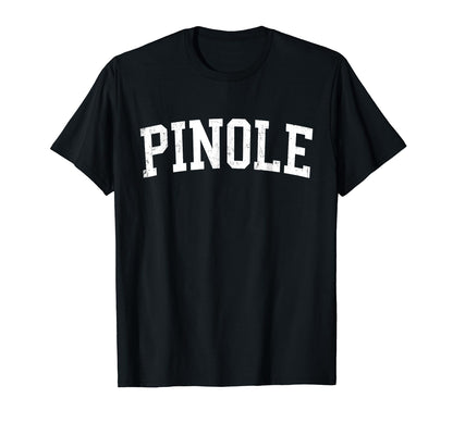 Pinole Ca Distressed White Varsity T-Shirt - Streetwear Style Men Women - T-Shirt, Sweatshirt, Hoodie