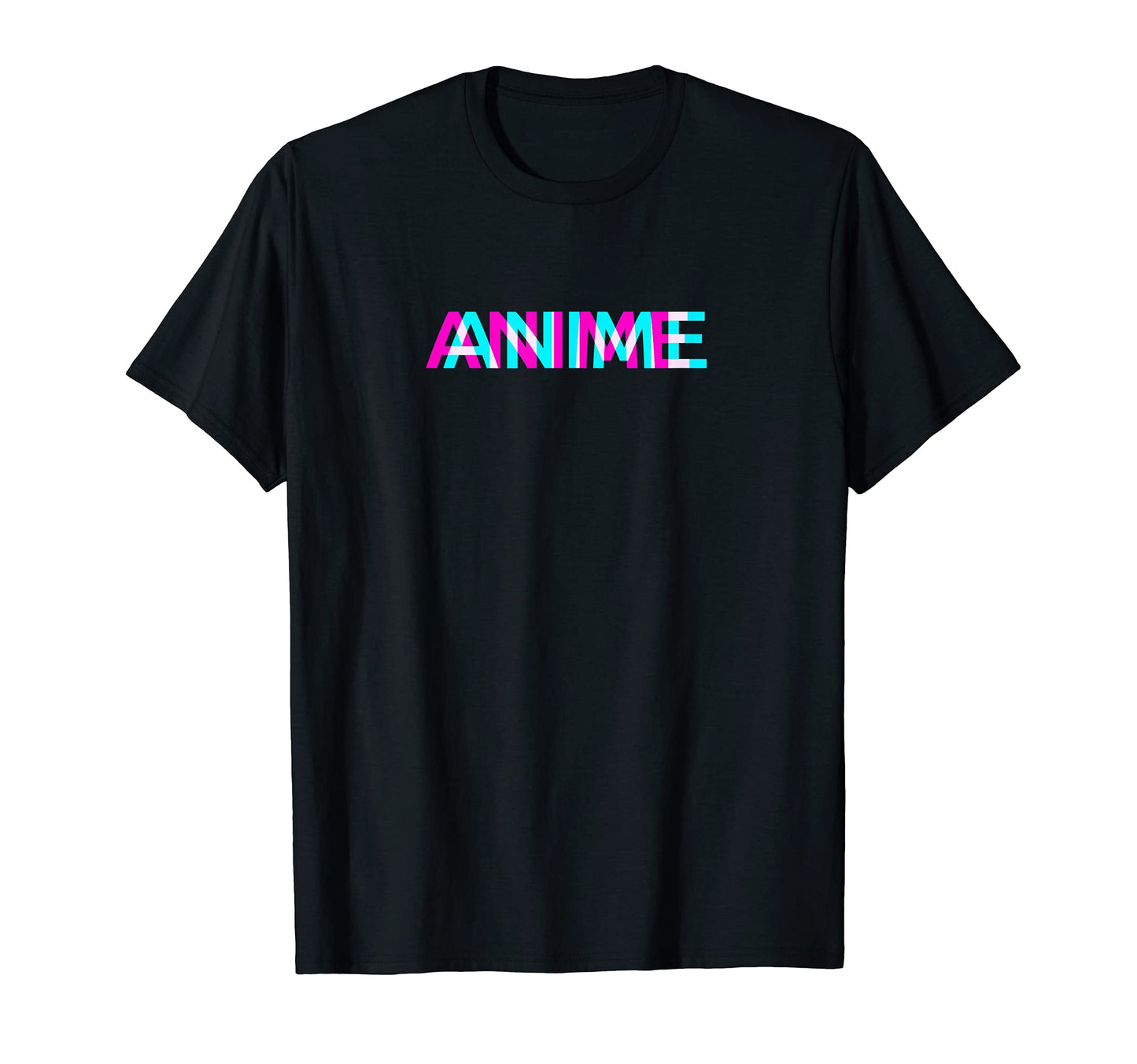 Glitch Anime Glitchcore Aesthetic T-Shirt - Fun Novelty Design for Adults - T-Shirt, Sweatshirt, Hoodie