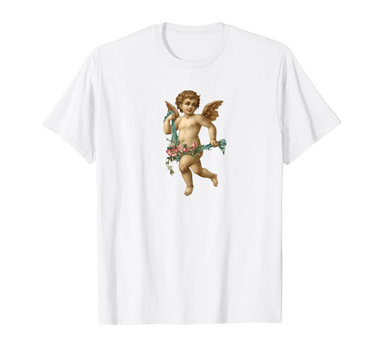 Angel Coquette Girlcore Y2K Aesthetic T-Shirt - Aesthetic Graphic Unisex - T-Shirt, Sweatshirt, Hoodie
