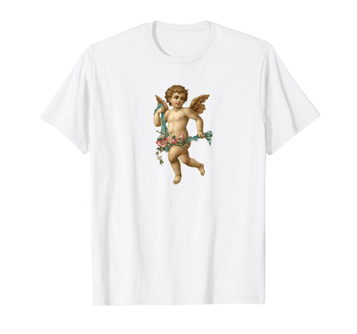 Angel Coquette Girlcore Y2K Aesthetic T-Shirt - Aesthetic Graphic Unisex - T-Shirt, Sweatshirt, Hoodie