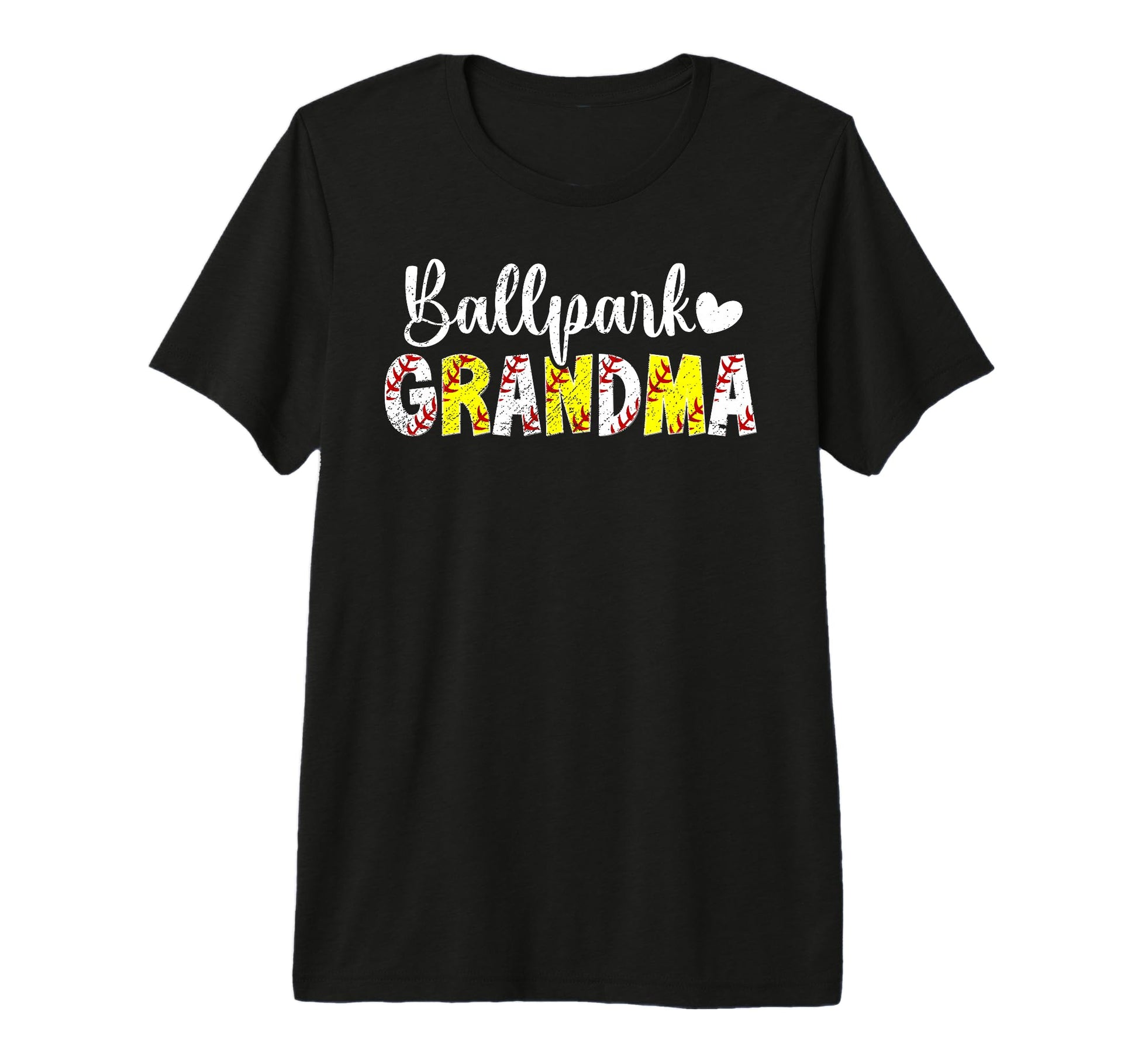 Ballpark Grandma Proud Baseball T-Shirt - Minimalist Print Men Women - T-Shirt, Sweatshirt, Hoodie