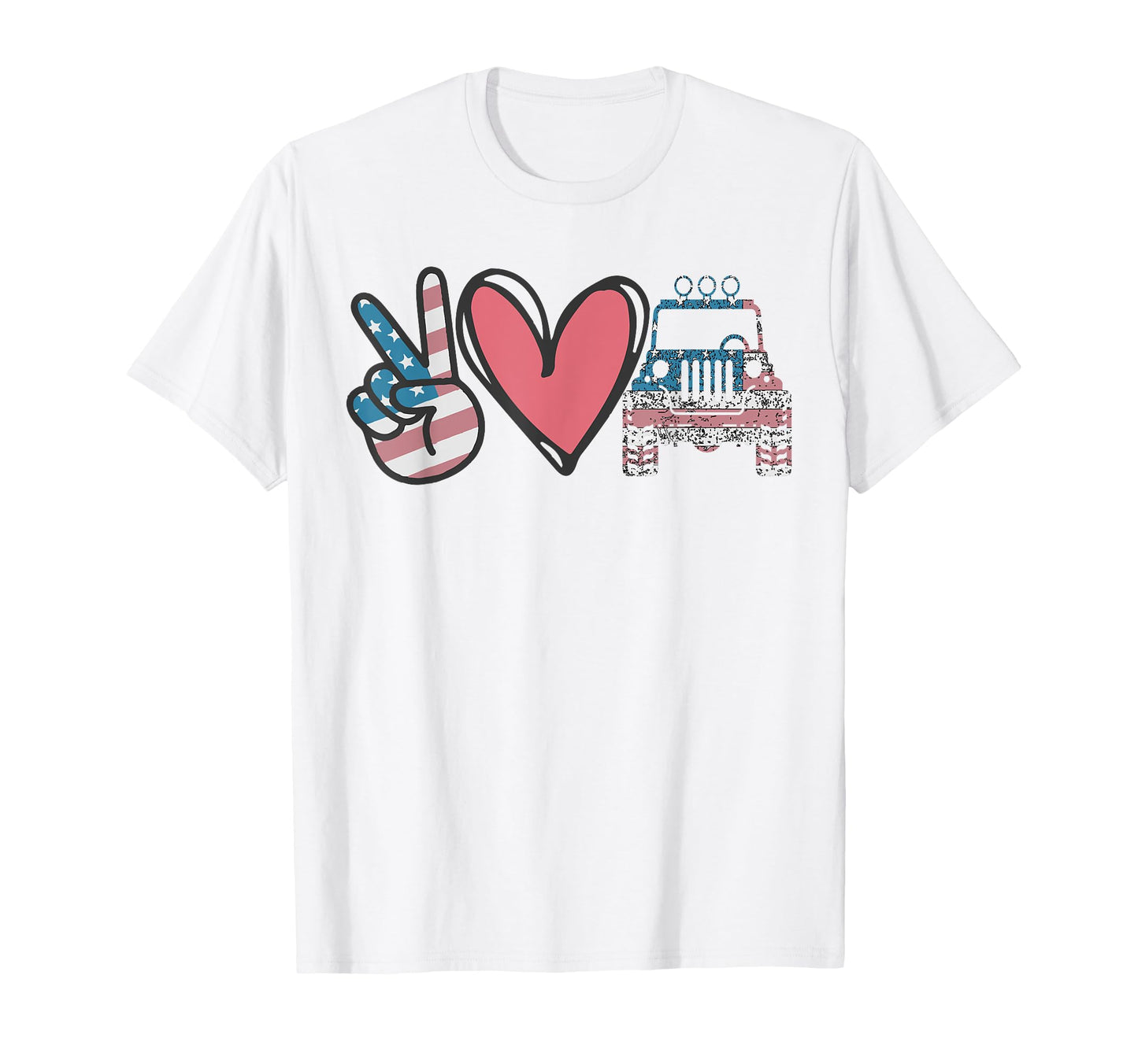 Support Peace Love Peace Love Offroad T-Shirt - Streetwear Style Men Women - T-Shirt, Sweatshirt, Hoodie