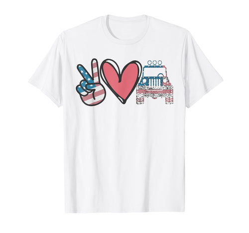 Support Peace Love Peace Love Offroad T-Shirt - Streetwear Style Men Women - T-Shirt, Sweatshirt, Hoodie