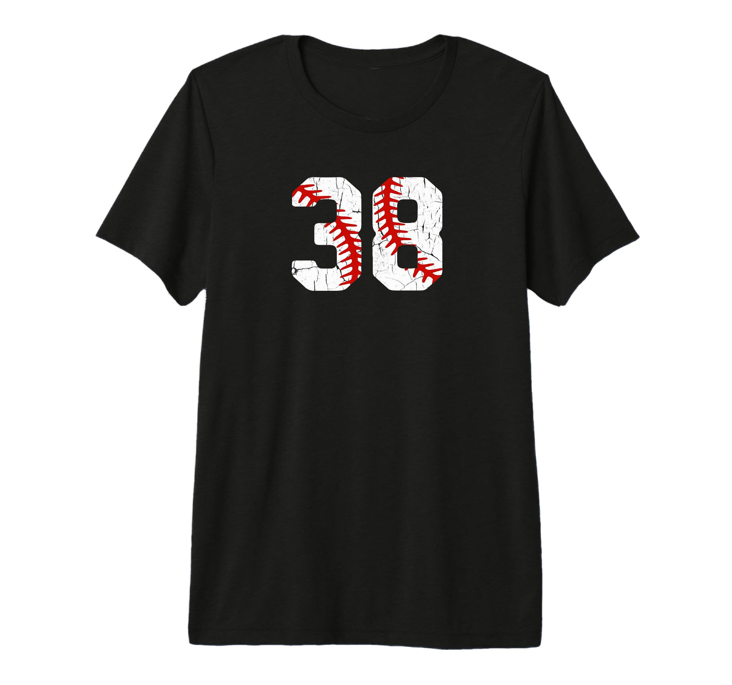 Baseball Player Jersey Number 38 38 T-Shirt - Unique Graphic Men Women - T-Shirt, Sweatshirt, Hoodie