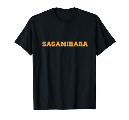 Sagamihara Japan Urban Typography T-Shirt - Casual Everyday Wear Men Women - T-Shirt, Sweatshirt, Hoodie