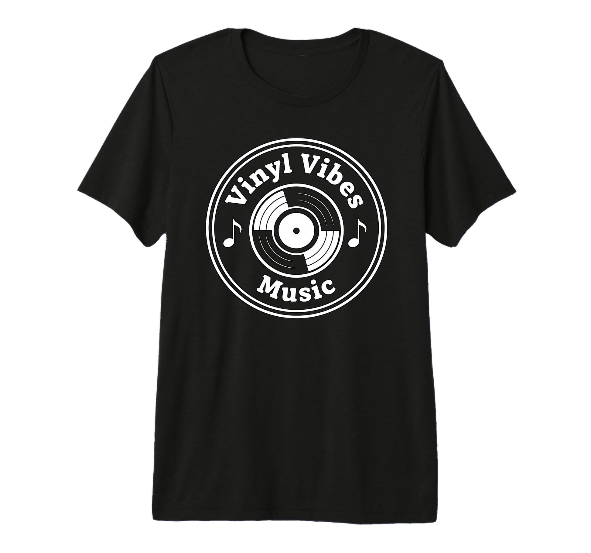 Vinyl Vibes Music Fan Rock Evergreens T-Shirt - Graphic Print Men Women - T-Shirt, Sweatshirt, Hoodie