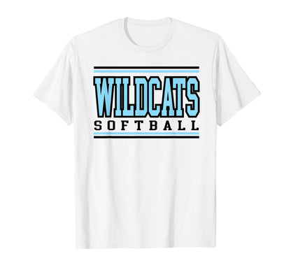 Wildcats Softball Mom Game Day T-Shirt - Casual Everyday Wear for Adults - T-Shirt, Sweatshirt, Hoodie