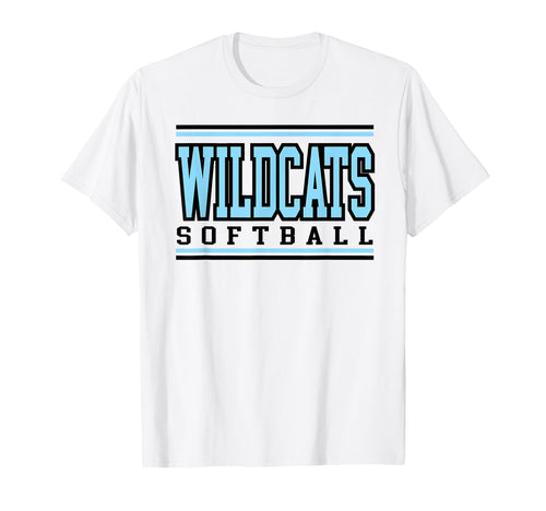 Wildcats Softball Mom Game Day T-Shirt - Casual Everyday Wear for Adults - T-Shirt, Sweatshirt, Hoodie
