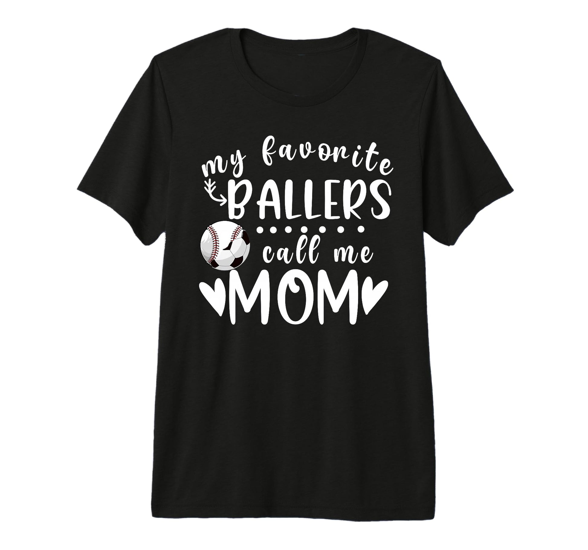 My Favorite Ballers Call Me Mom T-Shirt - Unique Graphic Men Women - T-Shirt, Sweatshirt, Hoodie