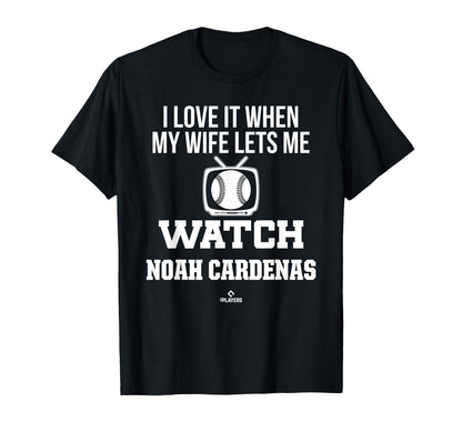 My Wife Lets Me Watch Noah Cardenas T-Shirt - Aesthetic Graphic for Adults - T-Shirt, Sweatshirt, Hoodie
