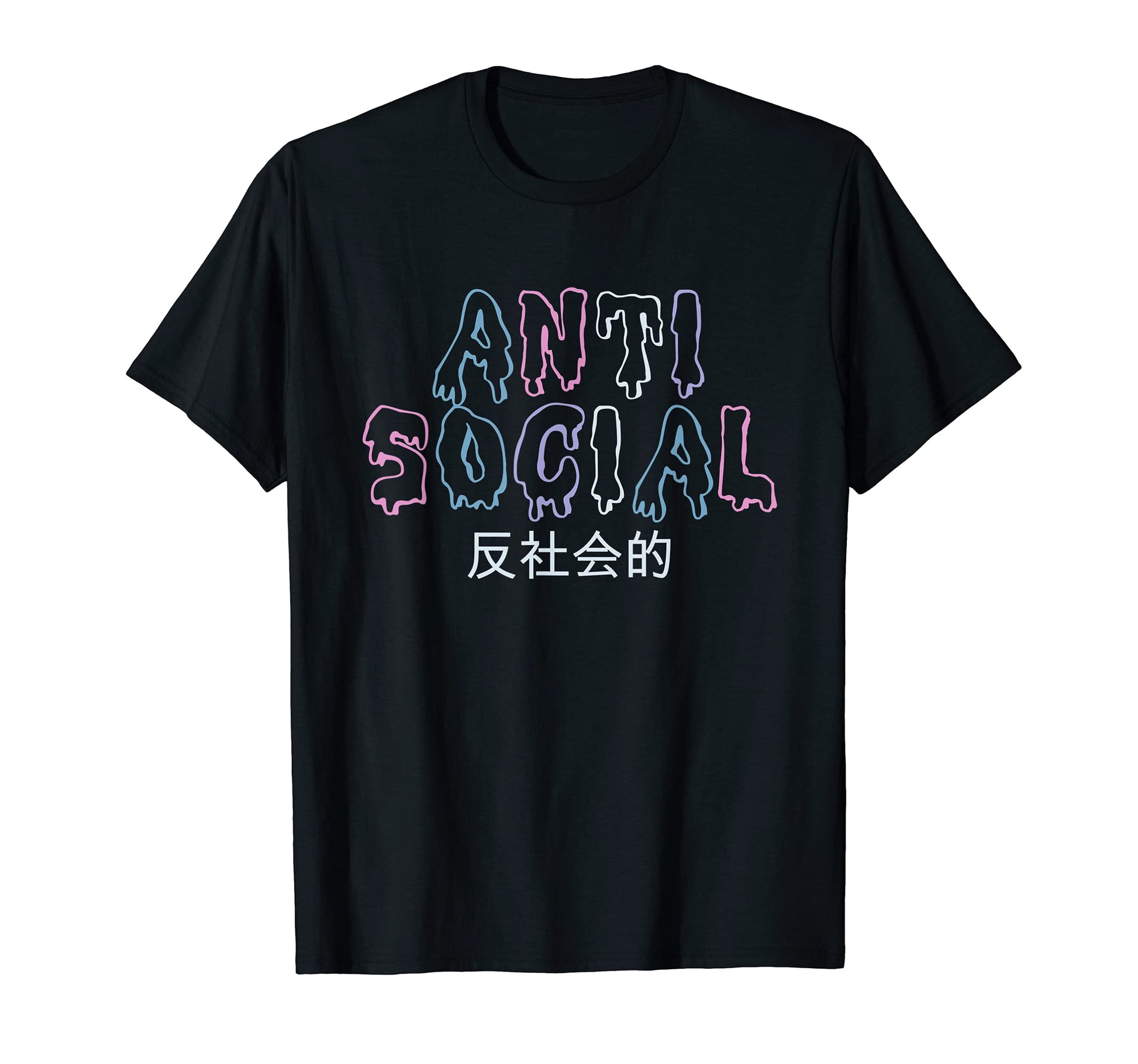 Anti Social Goth Vaporwave Aesthetic T-Shirt - Trendy Graphic for Adults - T-Shirt, Sweatshirt, Hoodie