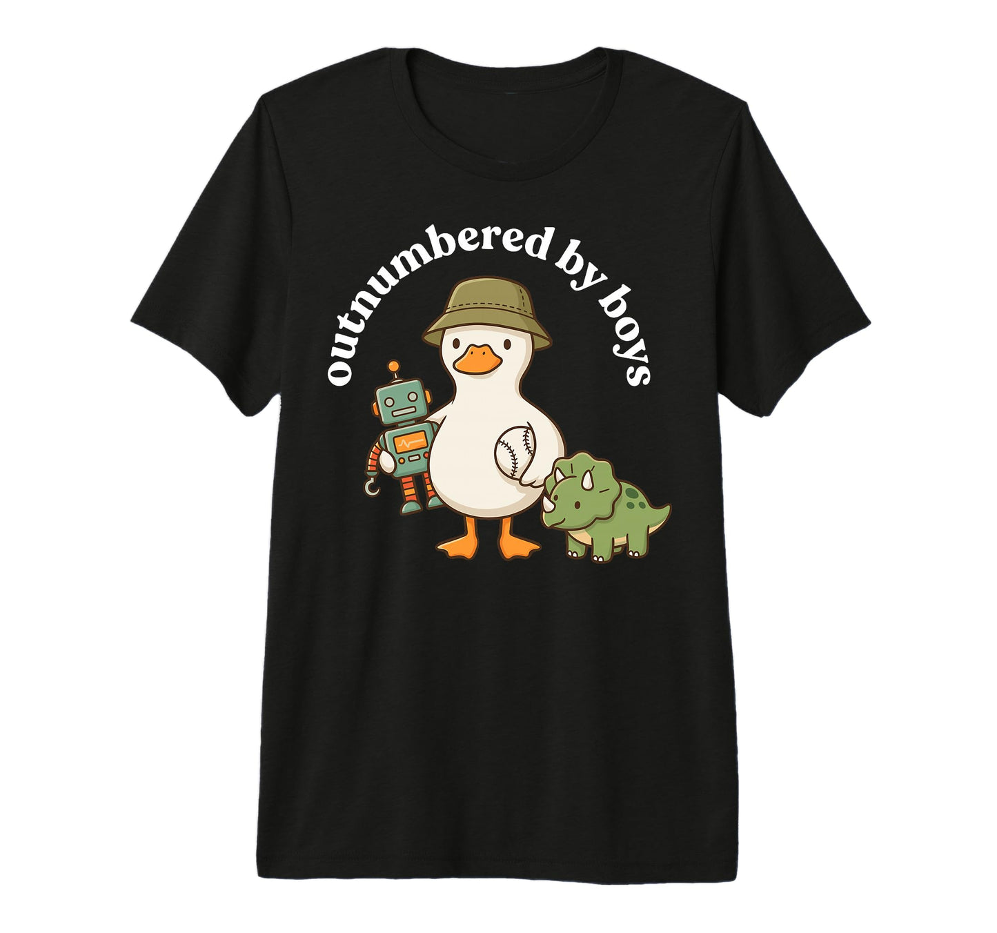Outnumbered Funny Mom Mama Mom Life T-Shirt - Unique Graphic for Adults - T-Shirt, Sweatshirt, Hoodie