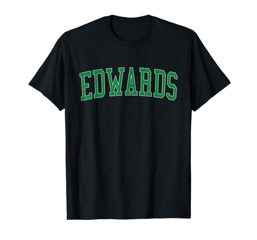 Edwards Co Distressed Green Varsity T-Shirt - Minimalist Print for Adults - T-Shirt, Sweatshirt, Hoodie