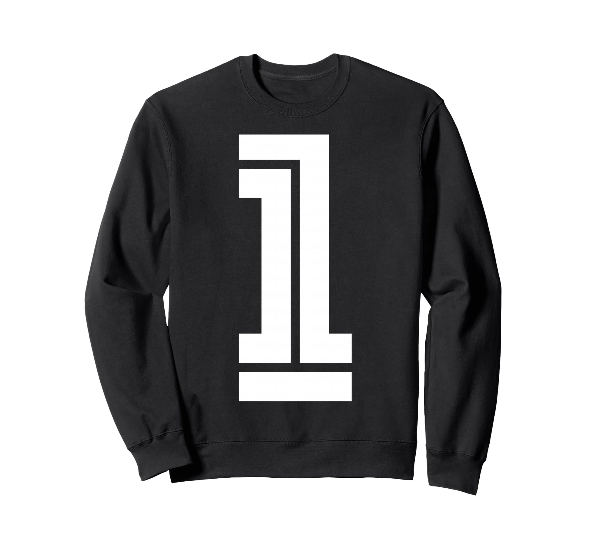1 Sports Team Number Fan Sweatshirt - Fun Novelty Design Men Women - T-Shirt, Sweatshirt, Hoodie