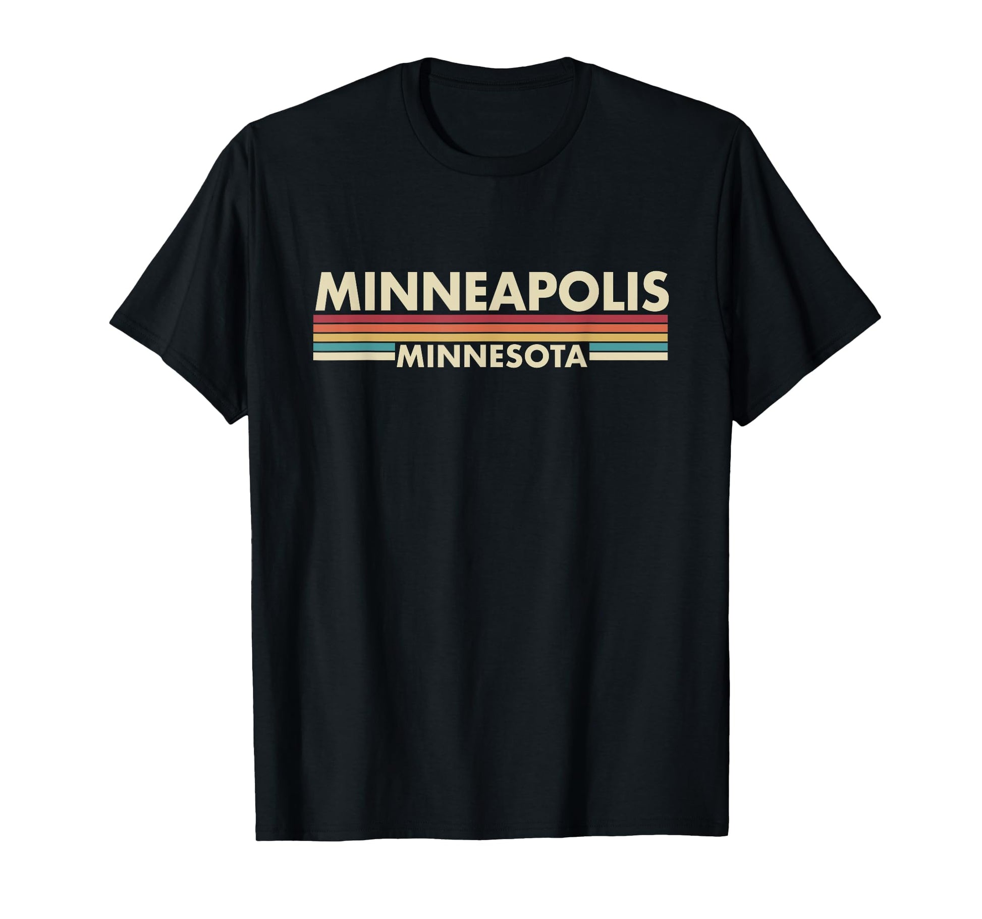 Minneapolis Minnesota Stripes T-Shirt - Fun Novelty Design for Adults - T-Shirt, Sweatshirt, Hoodie