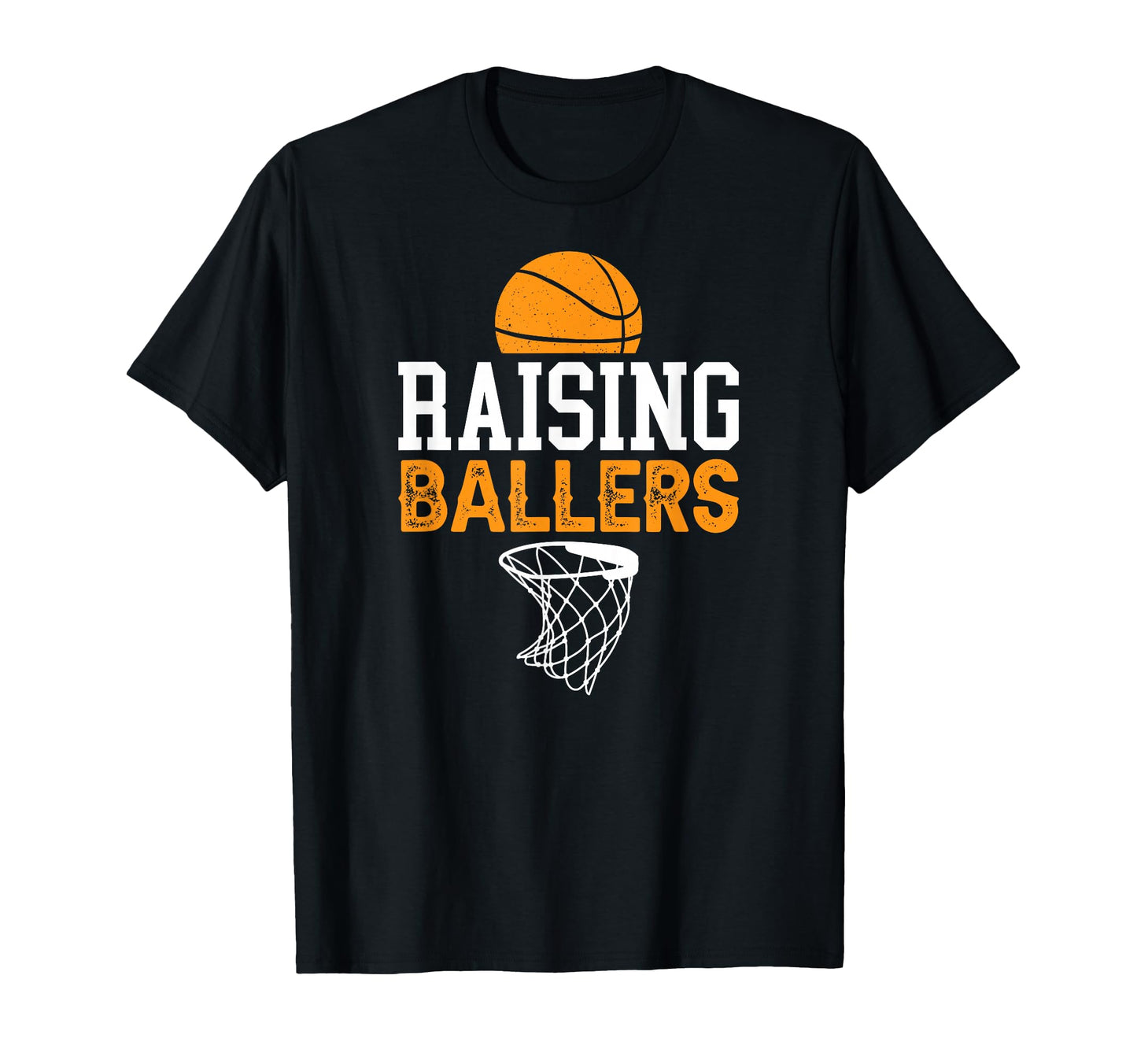 Raising Ballers Basketball Dad T-Shirt - Aesthetic Graphic Unisex - T-Shirt, Sweatshirt, Hoodie
