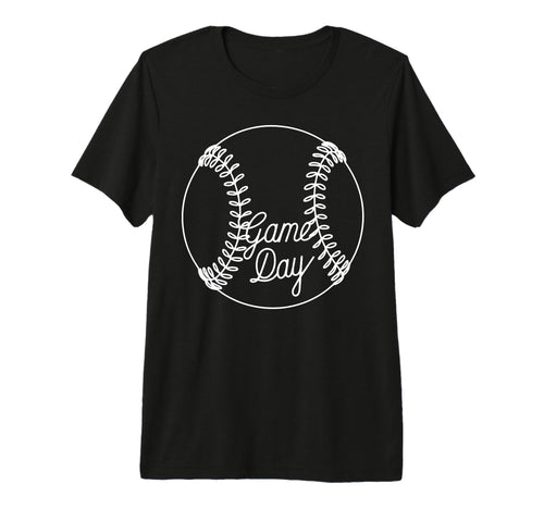 Game Day Baseball Mom Tri Blend T-Shirt - Aesthetic Graphic Men Women - T-Shirt, Sweatshirt, Hoodie