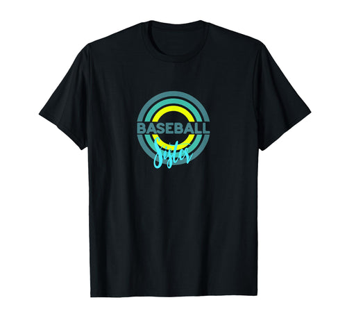 Baseball Sister Modern Baseball Circles T-Shirt - Fun Novelty Design Unisex - T-Shirt, Sweatshirt, Hoodie