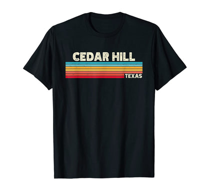 Native Cedar Hill Texas Tx Stripes T-Shirt - Fun Novelty Design Unisex - T-Shirt, Sweatshirt, Hoodie