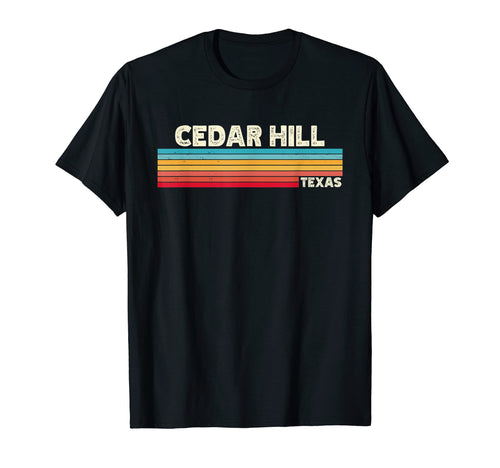 Native Cedar Hill Texas Tx Stripes T-Shirt - Fun Novelty Design Unisex - T-Shirt, Sweatshirt, Hoodie