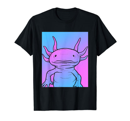 Vaporwave Axolotl Aesthetic Pastel Goth T-Shirt - Trendy Graphic Men Women - T-Shirt, Sweatshirt, Hoodie