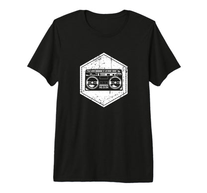 Boombox Rap Music 90S Hip Hop Party T-Shirt - Unique Graphic for Adults - T-Shirt, Sweatshirt, Hoodie