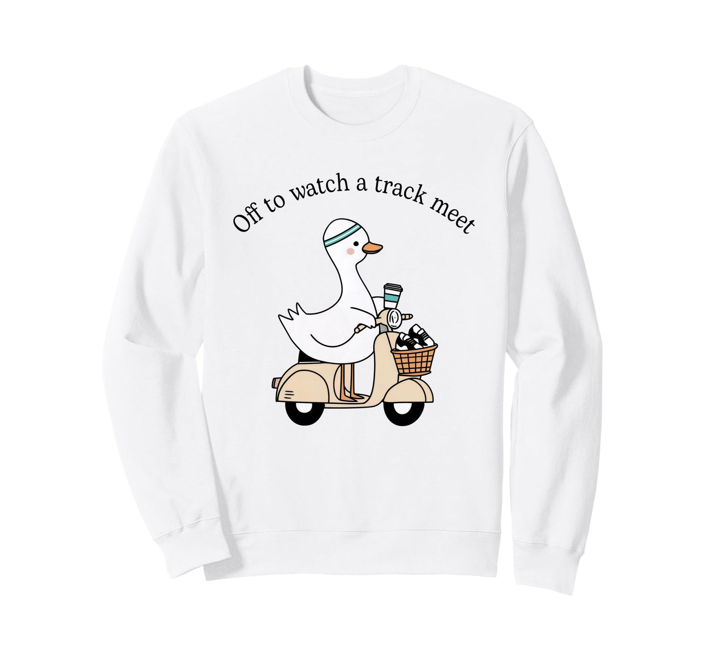 Track Mom Off To Watch Track Meet Sweatshirt - Custom Art Print Unisex - T-Shirt, Sweatshirt, Hoodie