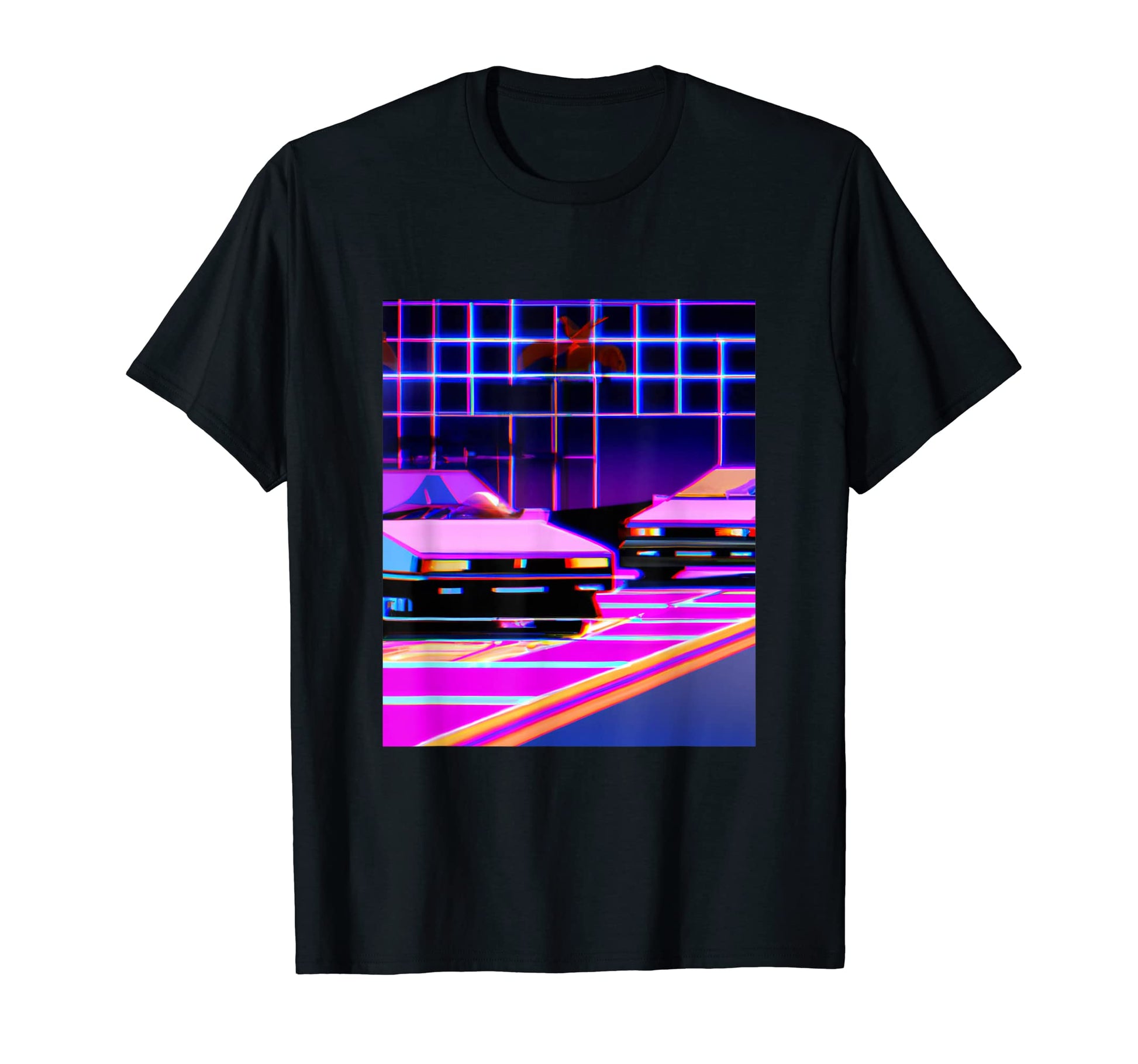 Vaporwave Car Synthwave City Vaporwave T-Shirt - Novelty Apparel Unisex - T-Shirt, Sweatshirt, Hoodie