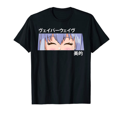 Anime Vaporwave Aesthetic Japanese T-Shirt - Casual Everyday Wear Men Women - T-Shirt, Sweatshirt, Hoodie