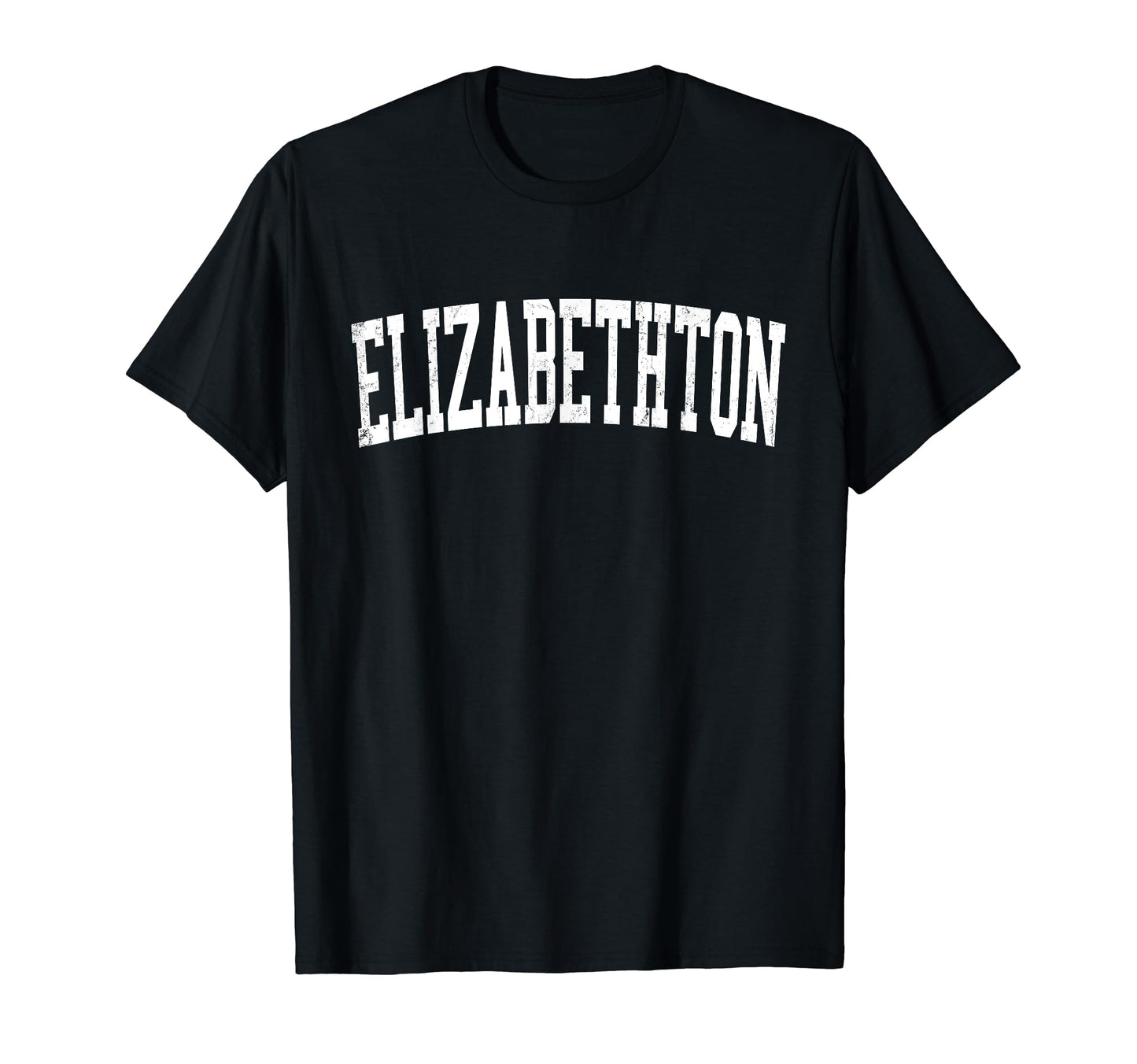 Elizabethton Tn Distressed White Varsity T-Shirt - Graphic Print Unisex - T-Shirt, Sweatshirt, Hoodie