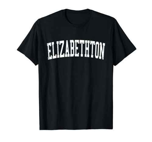Elizabethton Tn Distressed White Varsity T-Shirt - Graphic Print Unisex - T-Shirt, Sweatshirt, Hoodie