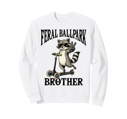 Raccoon And Scooter Feral Sweatshirt - Custom Art Print for Adults - T-Shirt, Sweatshirt, Hoodie