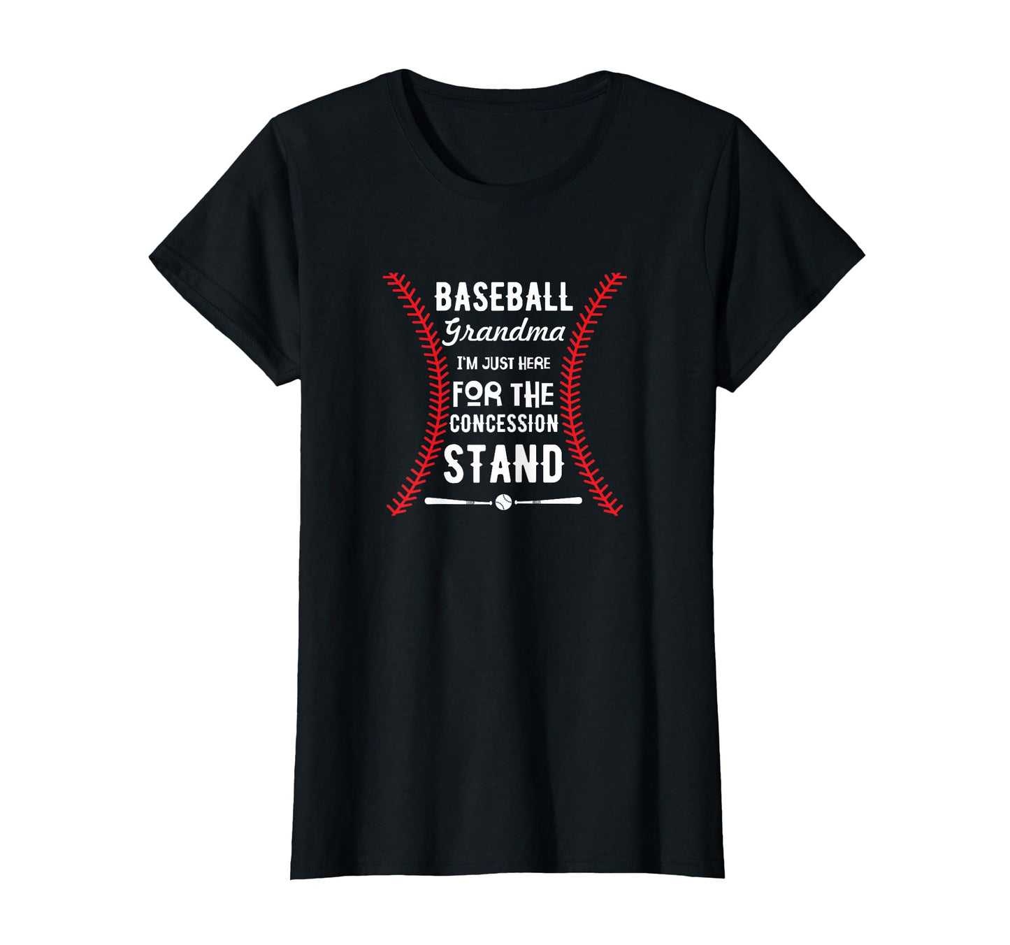 Baseball Grandma Im Just Here T-Shirt - Unique Graphic for Adults - T-Shirt, Sweatshirt, Hoodie