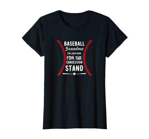 Baseball Grandma Im Just Here T-Shirt - Unique Graphic for Adults - T-Shirt, Sweatshirt, Hoodie