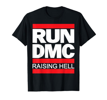 Run Dmc Logo Raising Hell T-Shirt - Trendy Graphic Men Women - T-Shirt, Sweatshirt, Hoodie