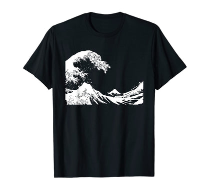 Great Wave Off Kanagawa Art T-Shirt - Streetwear Style for Adults - T-Shirt, Sweatshirt, Hoodie