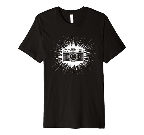 Camera Photo Photography Flash Lens T-Shirt - Trendy Graphic Unisex - T-Shirt, Sweatshirt, Hoodie