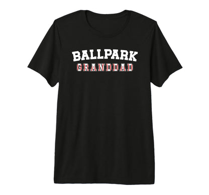Mens Ballpark Granddad Baseball T-Shirt - Unique Graphic Men Women - T-Shirt, Sweatshirt, Hoodie