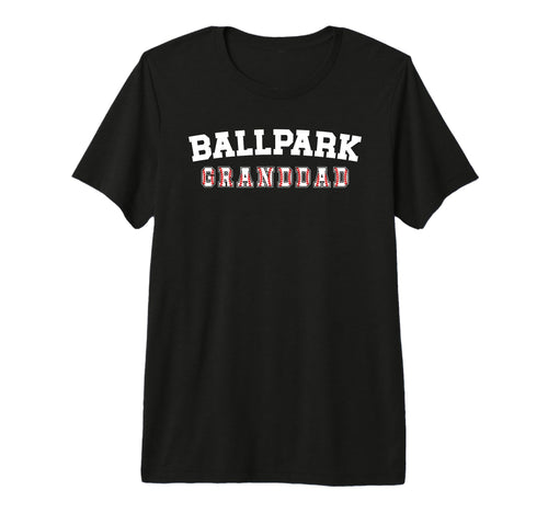 Mens Ballpark Granddad Baseball T-Shirt - Unique Graphic Men Women - T-Shirt, Sweatshirt, Hoodie
