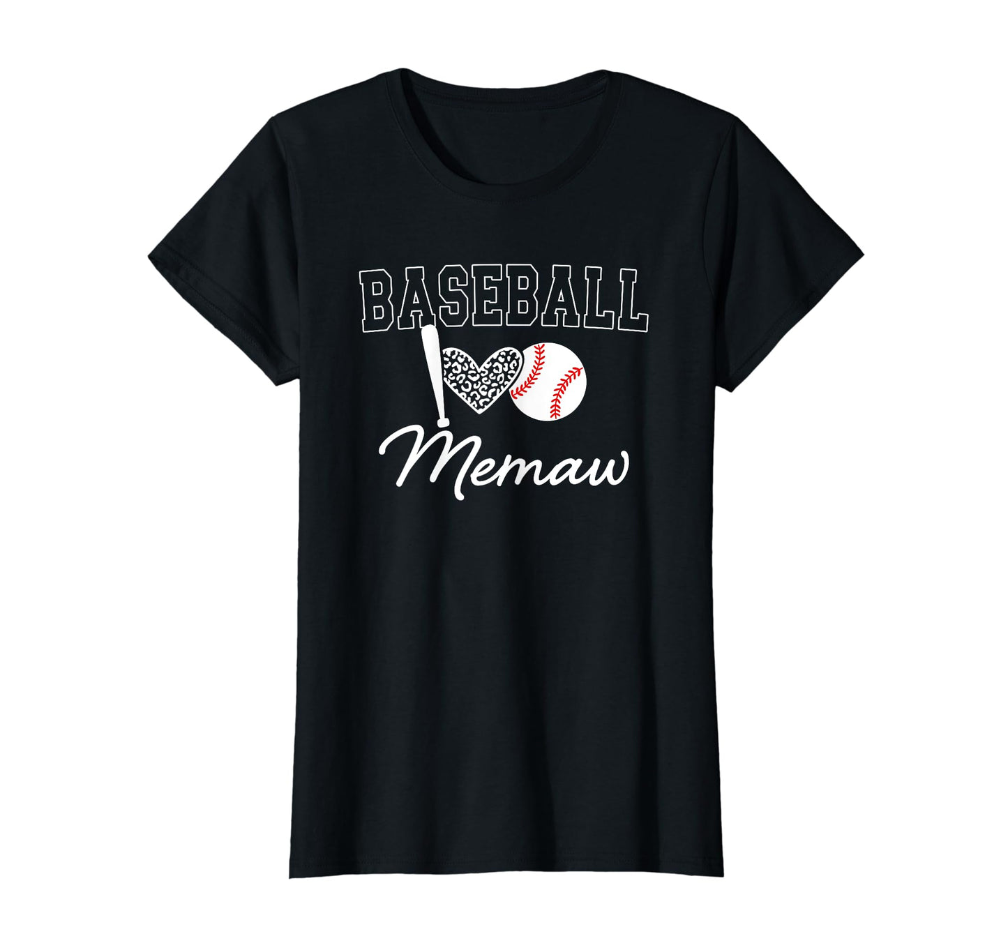 Baseball Memaw Baseball Game Day Grandma T-Shirt - Novelty Apparel Unisex - T-Shirt, Sweatshirt, Hoodie